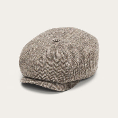 Wool Herringbone Hatteras Grey Herringbone - Stetson
