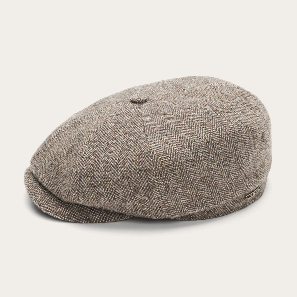 Wool Herringbone Hatteras Grey Herringbone - Stetson