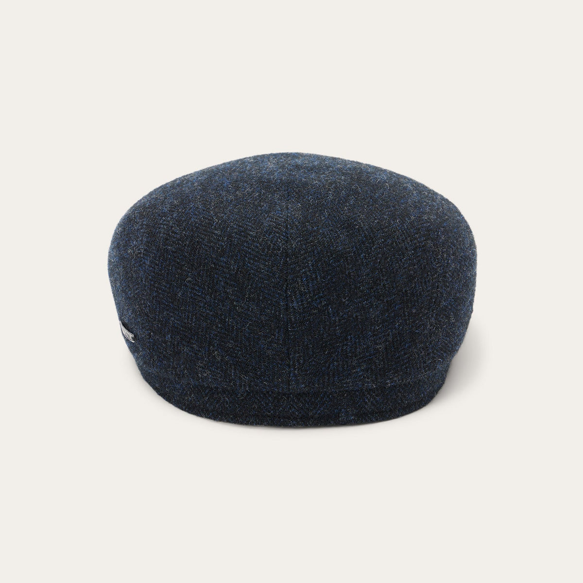Wool Herringbone Driver Cap Dark Navy Herringbone - Stetson