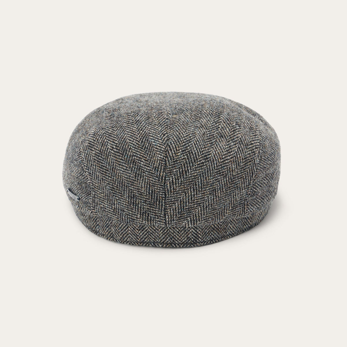 Wool Herringbone Driver Cap Anthra Melange Herringbone - Stetson