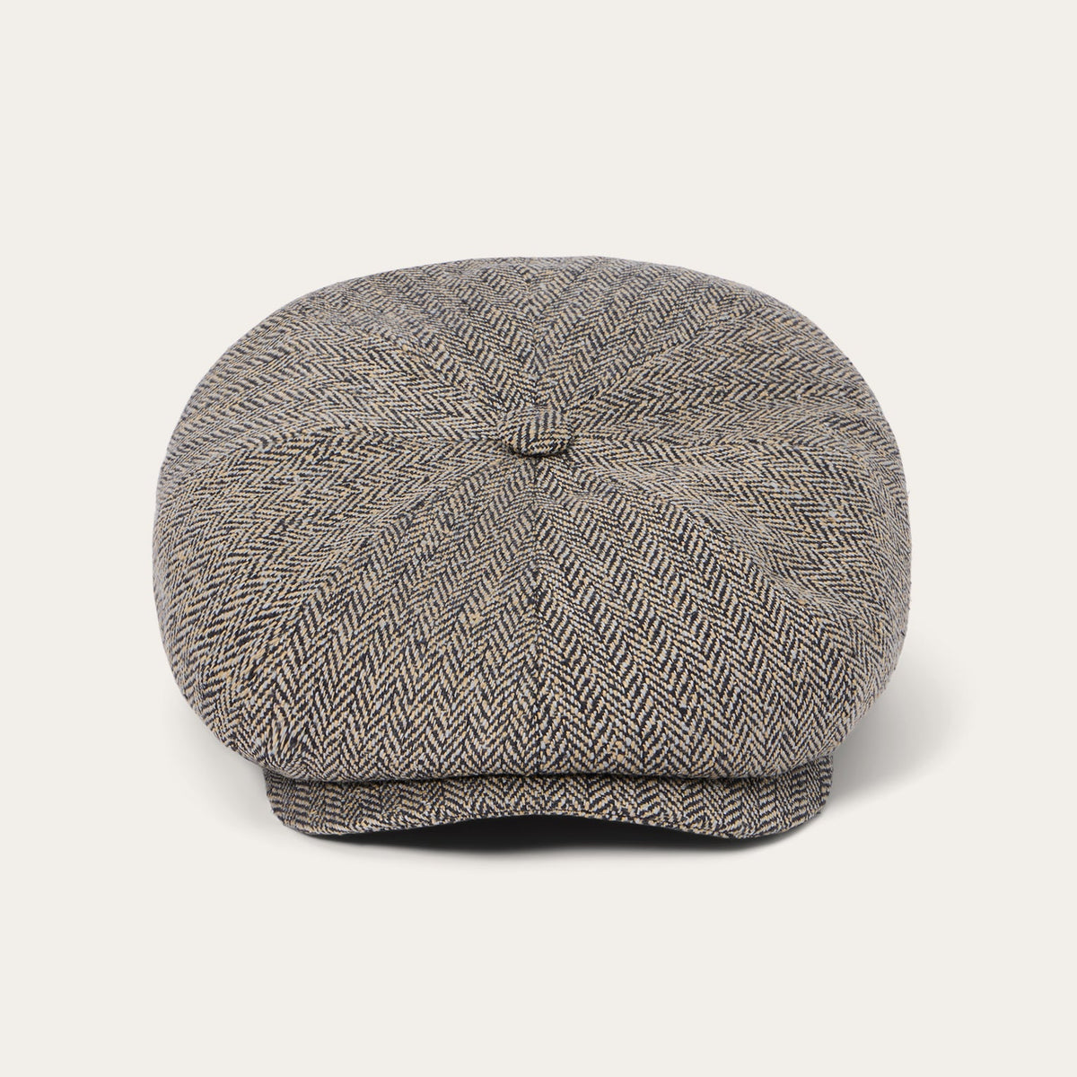 Herringbone Silk Hatteras Black/Brown Herringbone - Stetson