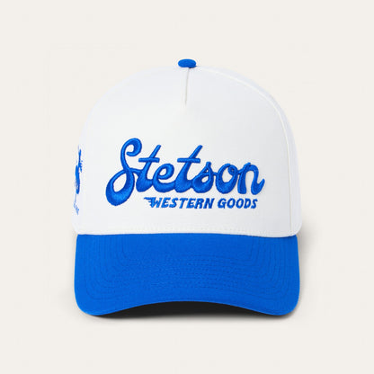 Stetson Retro Trucker Hat White / Blue - Stetson