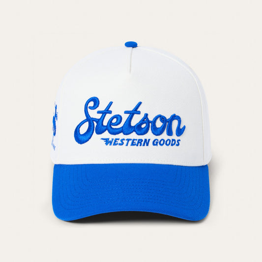 Stetson Retro Trucker Hat White / Blue - Stetson