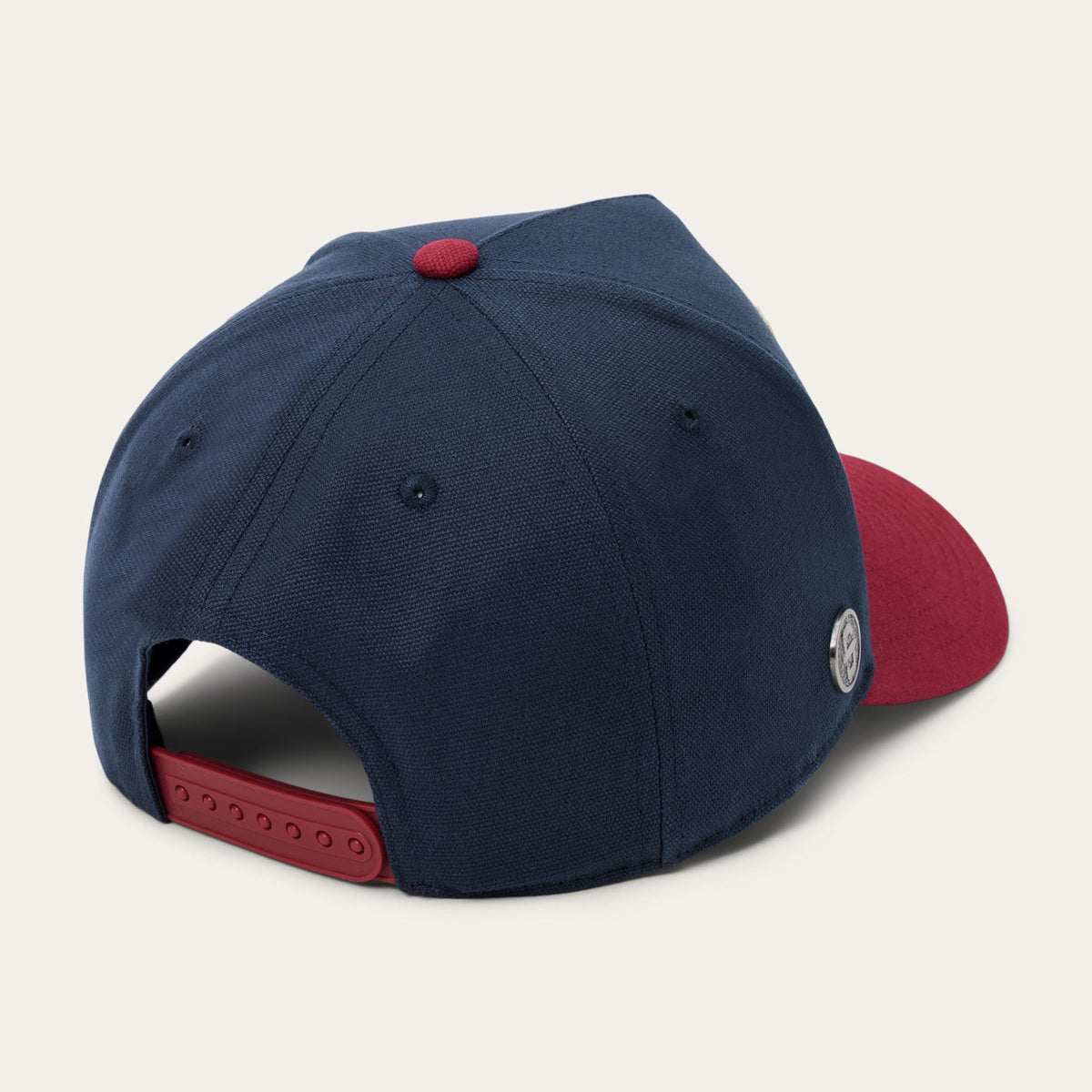 Canvas Rider Trucker Hat Navy / Red - Stetson