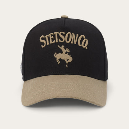 Canvas Rider Trucker Hat Black / Tan - Stetson