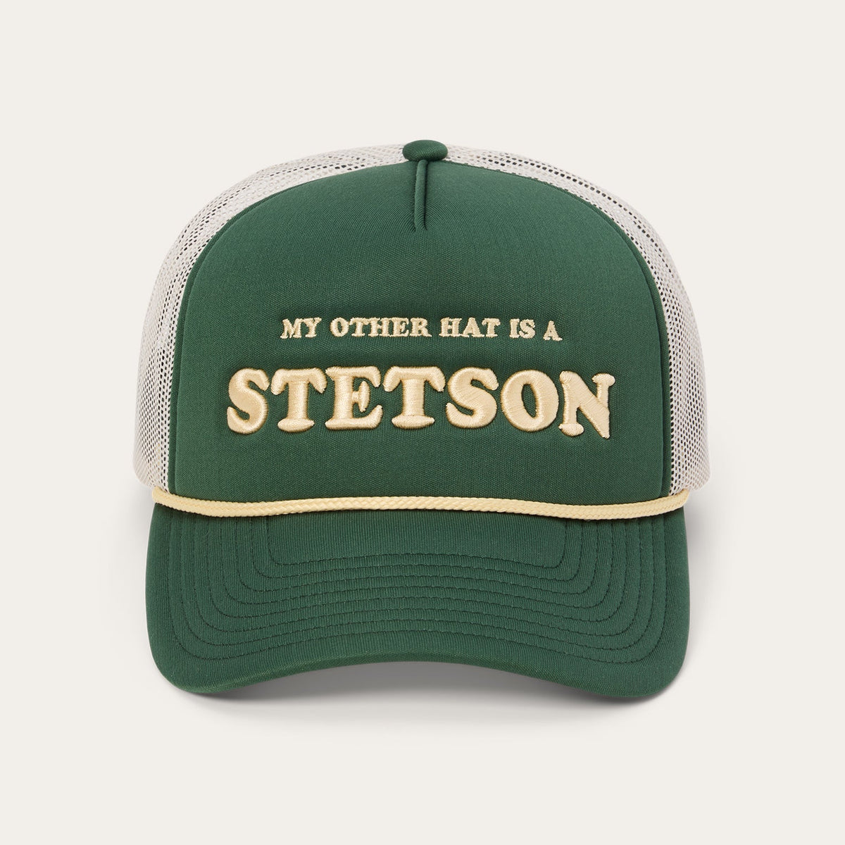 My Other Hat Is A Stetson Trucker Cap Olive - Stetson