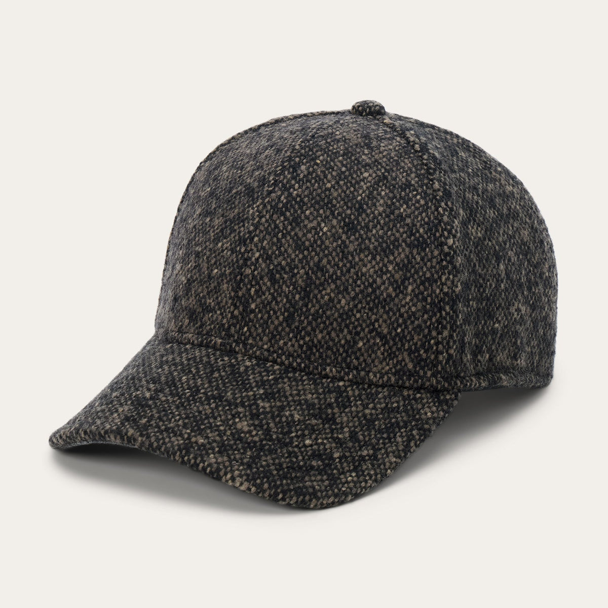 Donegal Wool Baseball Cap Black/Mud - Stetson