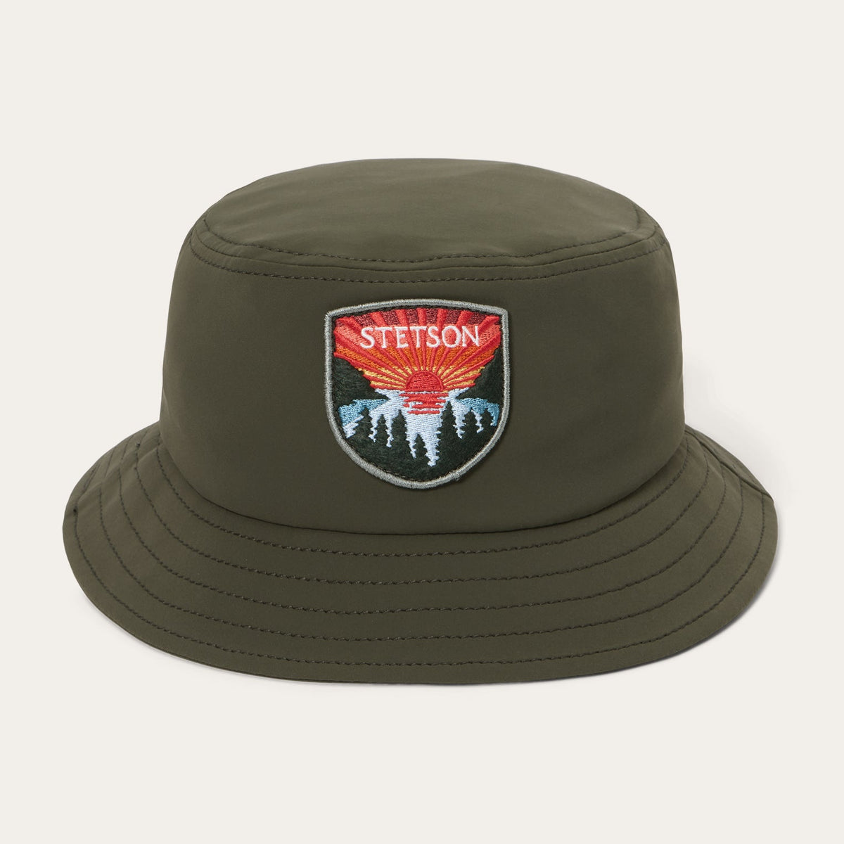 Sunset Bucket Hat Olive - Stetson