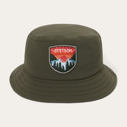 Sunset Bucket Hat Olive - Stetson