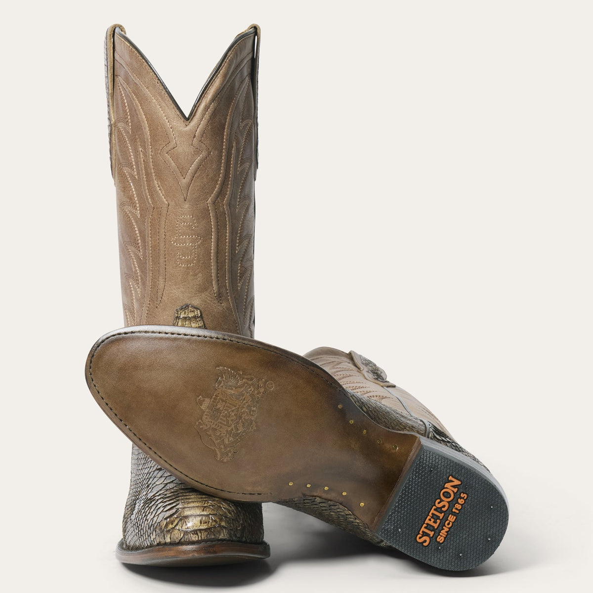 Wild Bill Python Boots Brown - Stetson