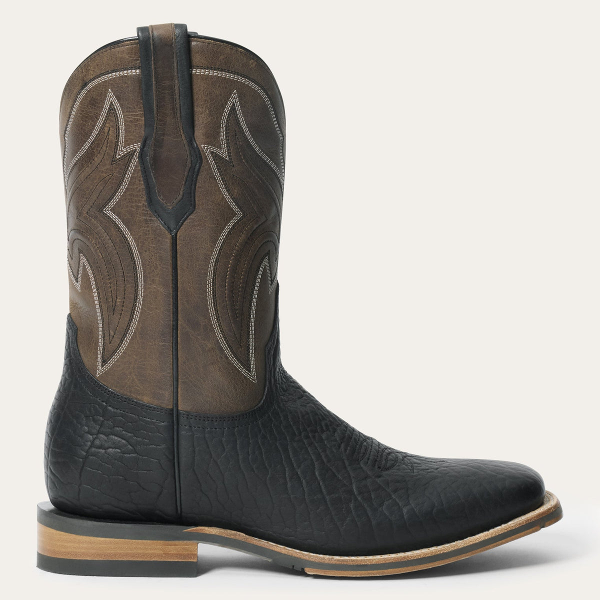 Nolan Bison Boots Black - Stetson