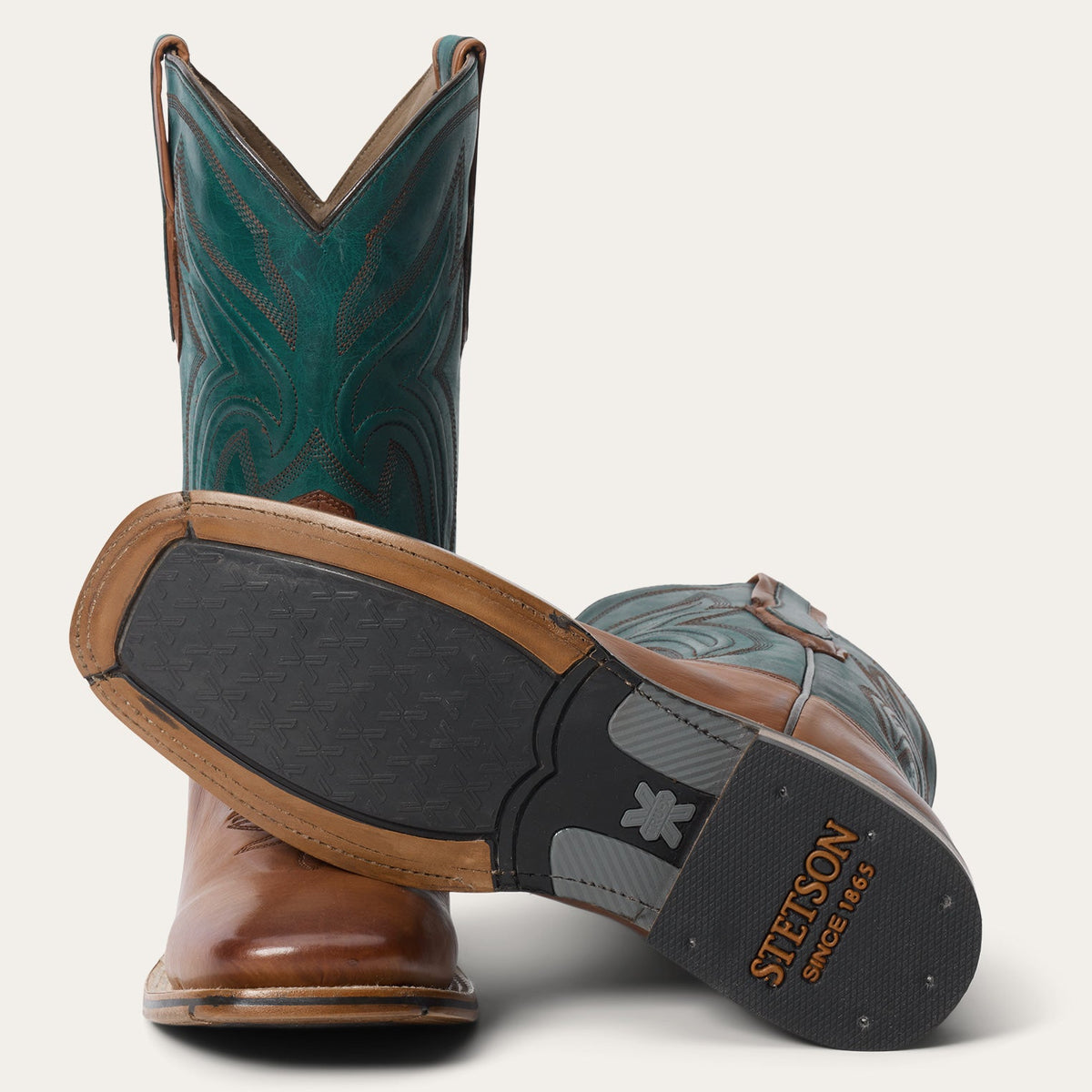Calder Boots Burnished Brown - Stetson