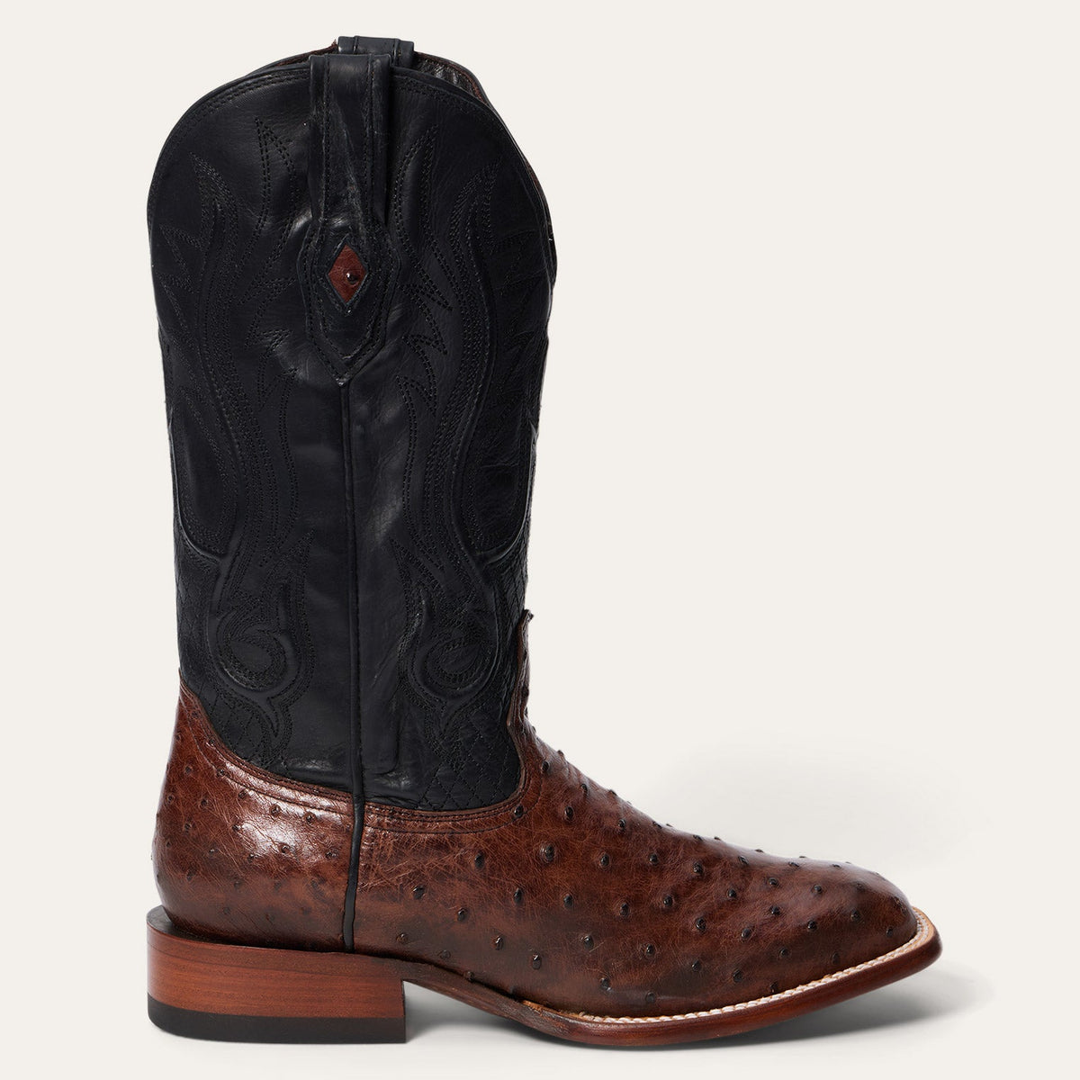 Ozzy Ostrich Boot Dark Brown - Stetson