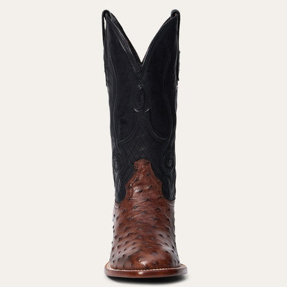 Ozzy Ostrich Boot Dark Brown - Stetson