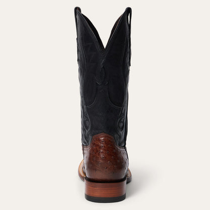 Ozzy Ostrich Boot Dark Brown - Stetson