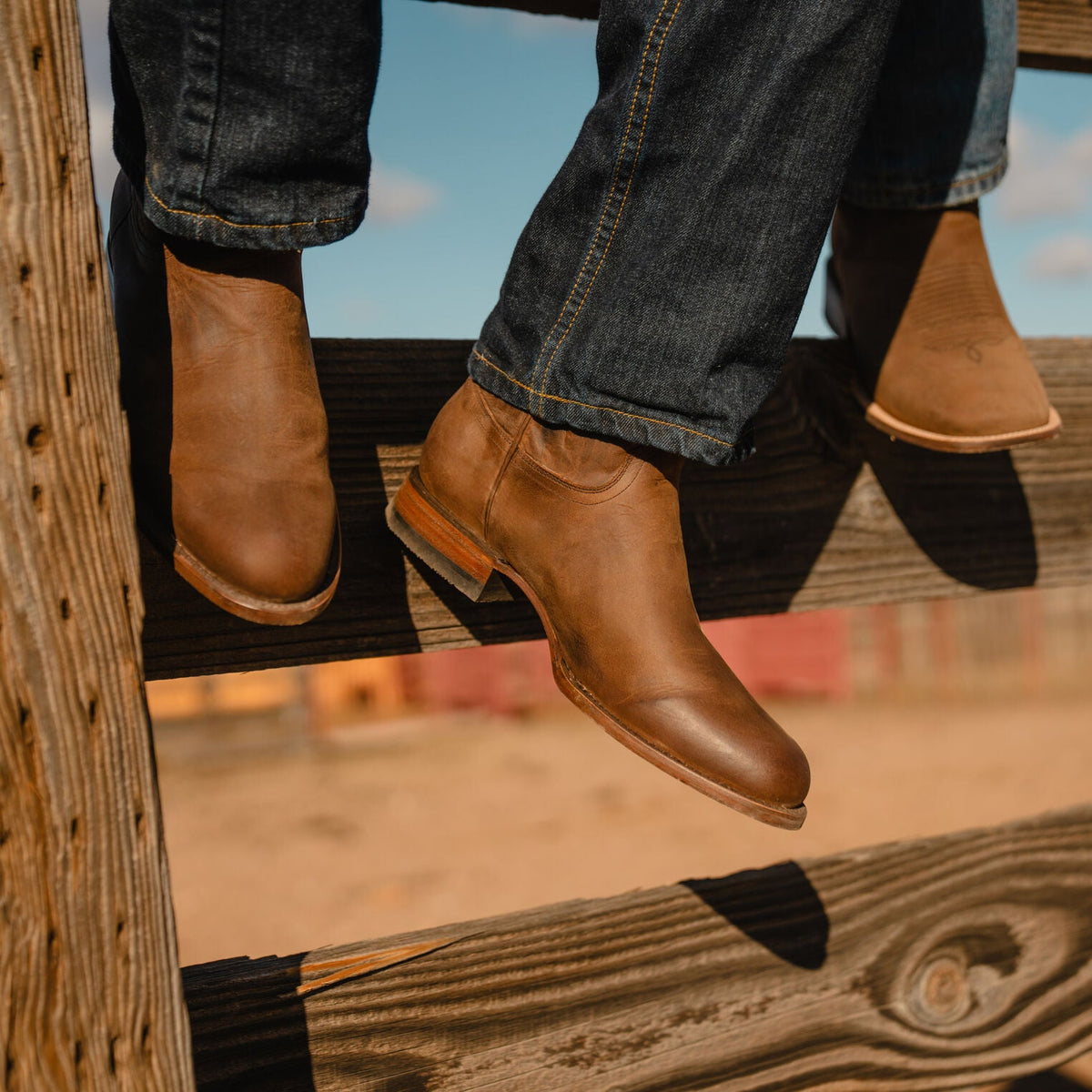 Cassidy Roper Boots Oiled Walnut - Stetson