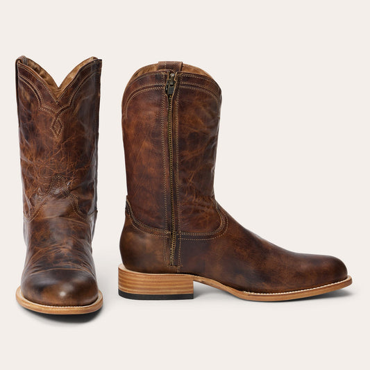 Cash Zip Roper Oiled Cognac - Stetson