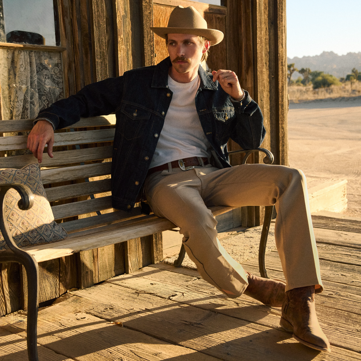 Cash Zip Roper Oiled Cognac - Stetson