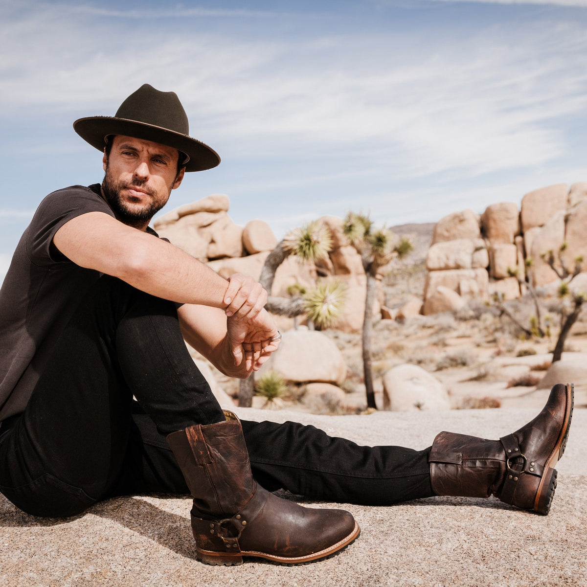 Puncher Harness Boot Brown - Stetson