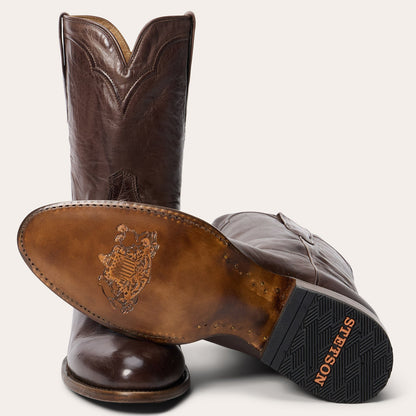 Cassidy Roper Boots Smooth Brown - Stetson