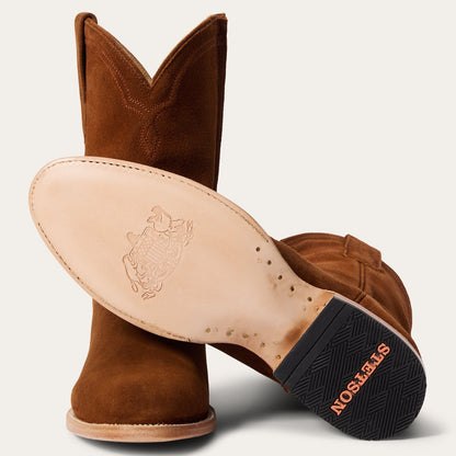 Rancher Zip Roper Suede Brown - Stetson