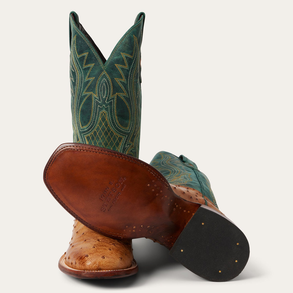 Ozzy Ostrich Boot Tan - Stetson