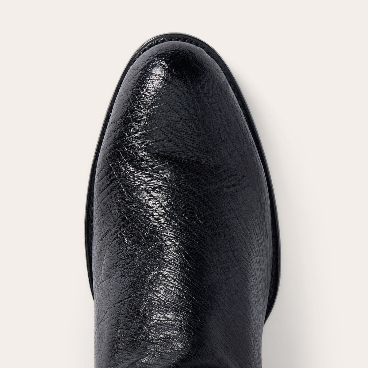 Clay Smooth Ostrich Roper Boots Black - Stetson