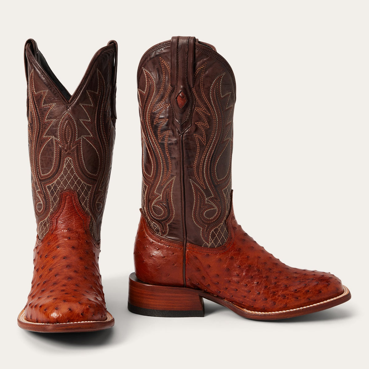 Ozzy Ostrich Boot Brown - Stetson