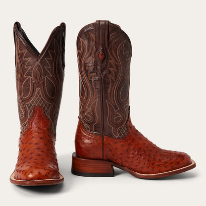 Ozzy Ostrich Boot Brown - Stetson