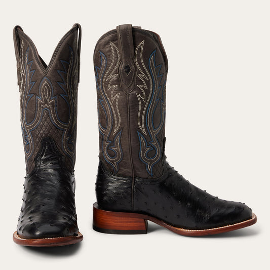 Ozzy Ostrich Boot Black - Stetson
