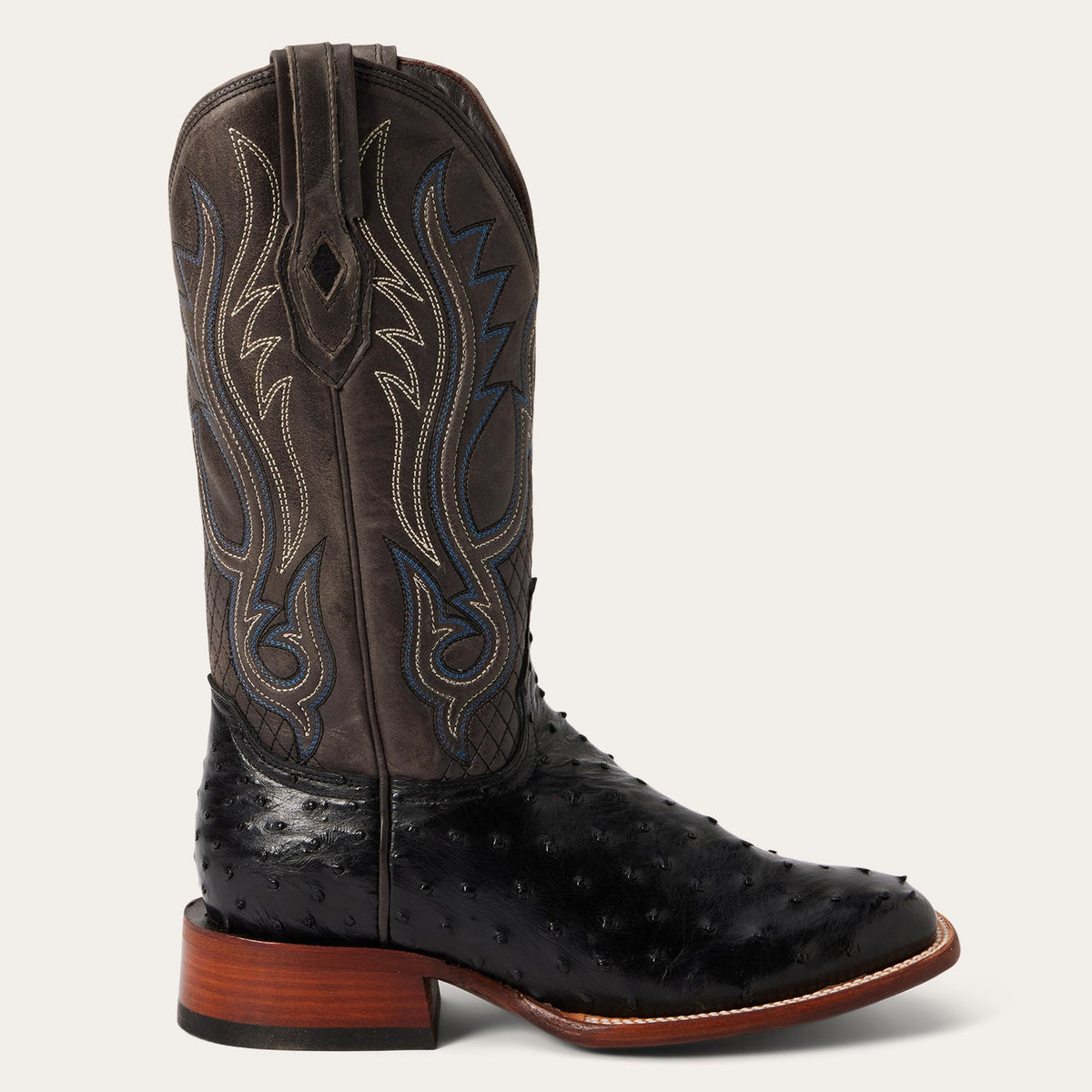 Ozzy Ostrich Boot Black - Stetson