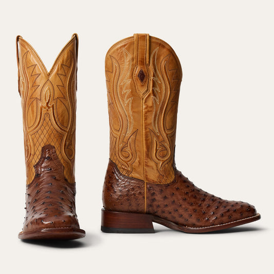 Ozzy Ostrich Boot Tan/Brown - Stetson