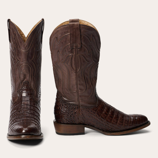 Holliday Caiman Boots Tobacco - Stetson