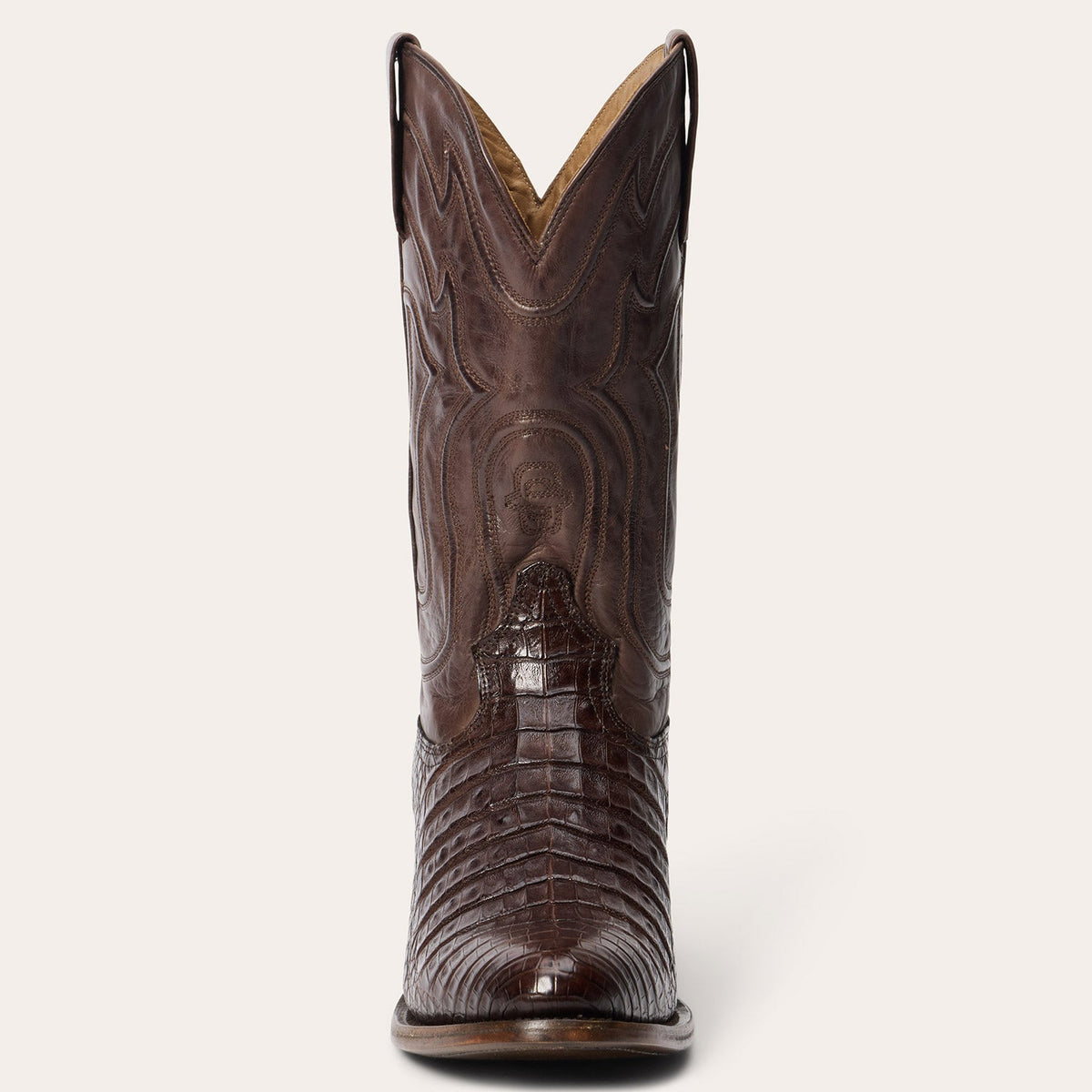 Holliday Caiman Boots Tobacco - Stetson