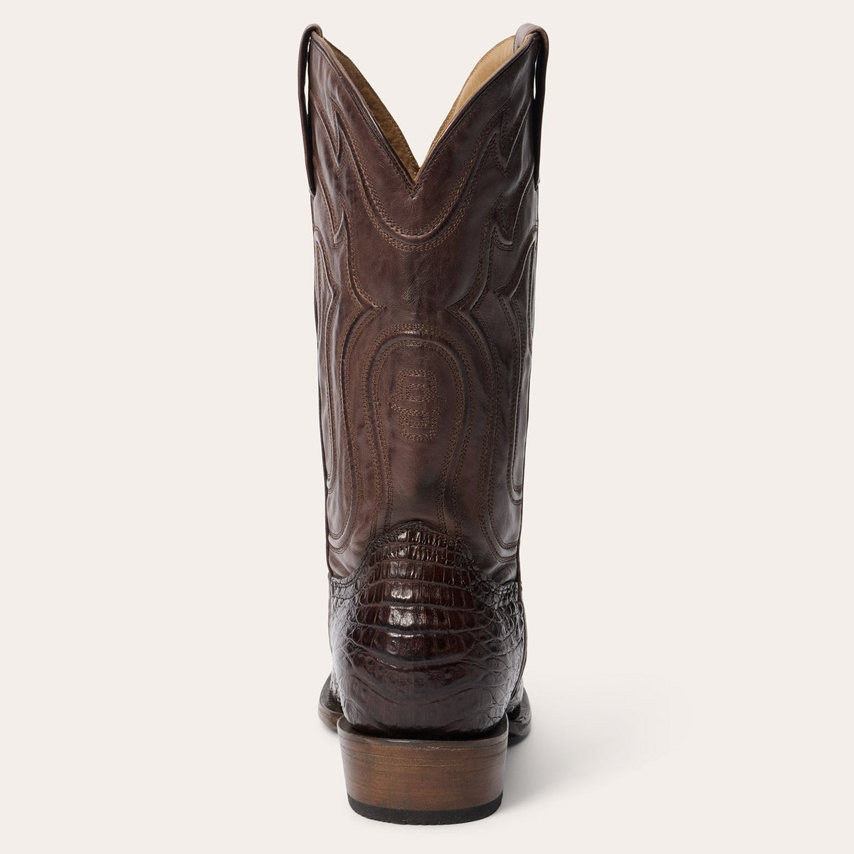 Holliday Caiman Boots Tobacco - Stetson