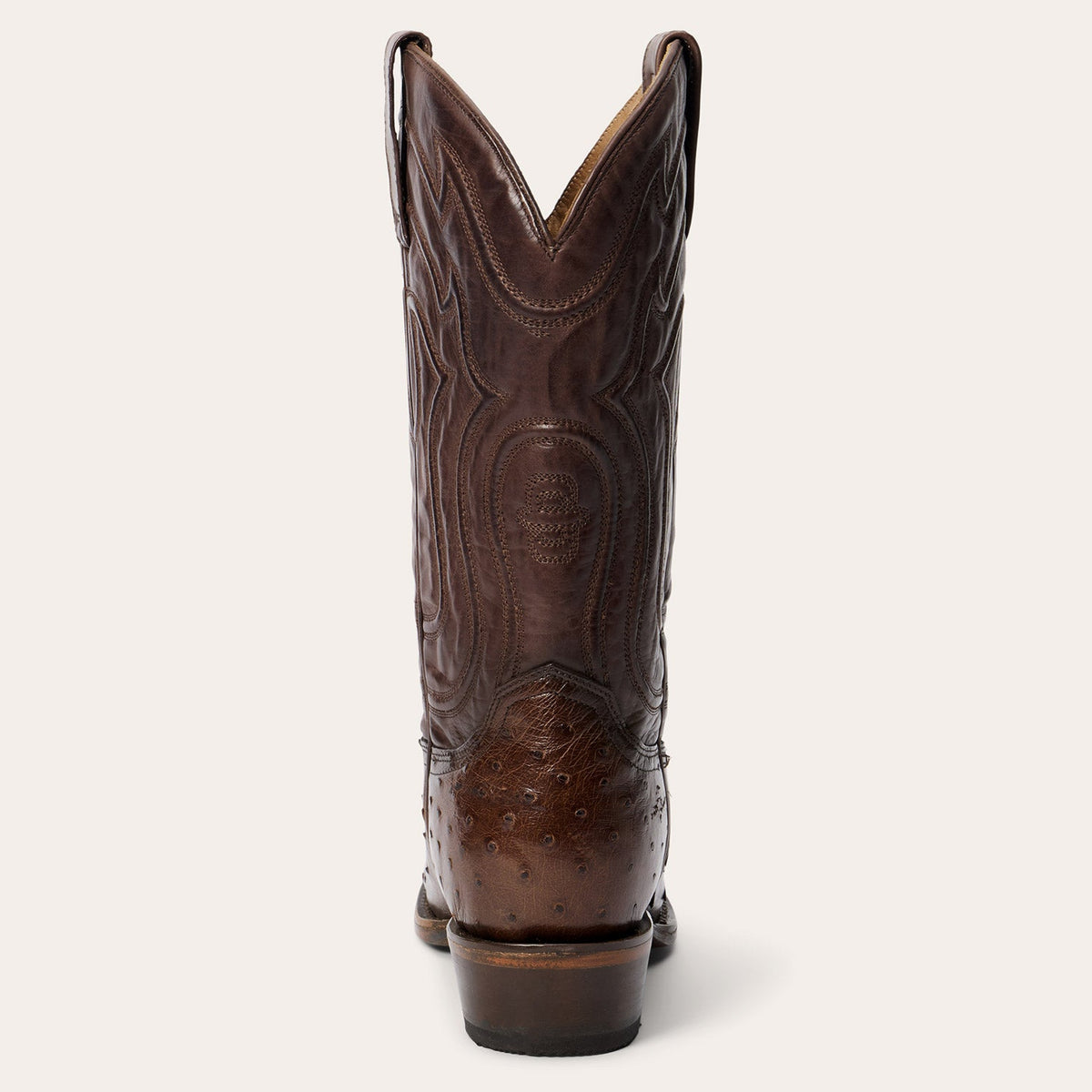 Chisholm Ostrich Boots Tobacco - Stetson