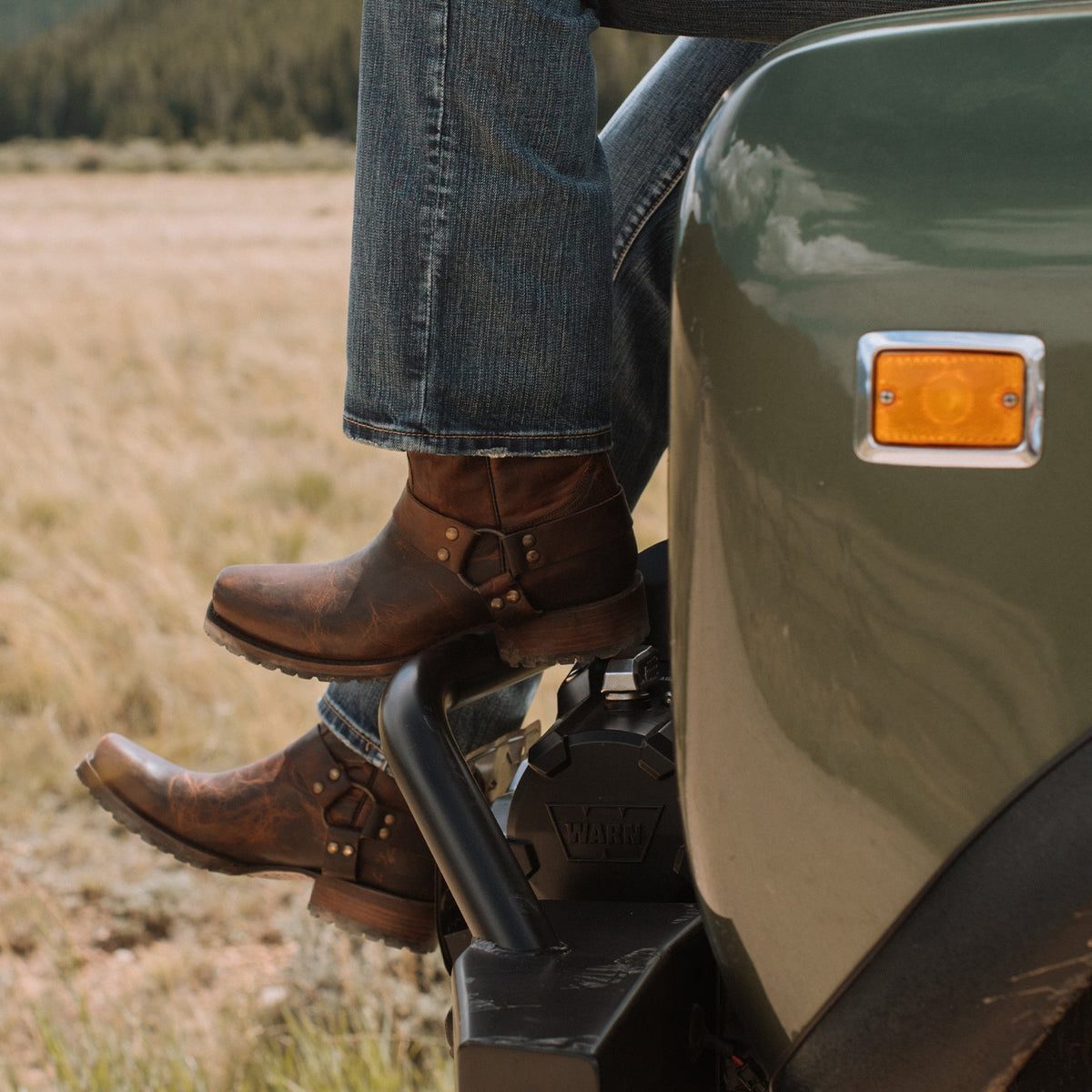 Heritage Harness Boots Waxed Brown - Stetson