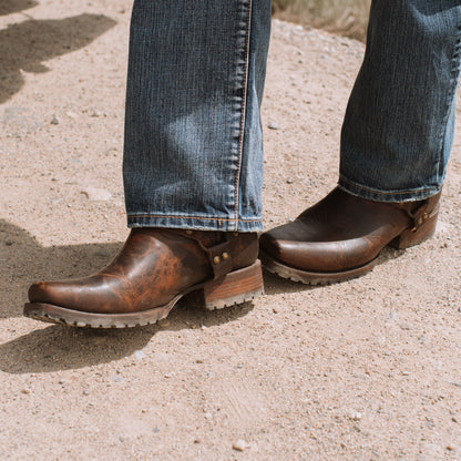 Heritage Harness Boots Waxed Brown - Stetson