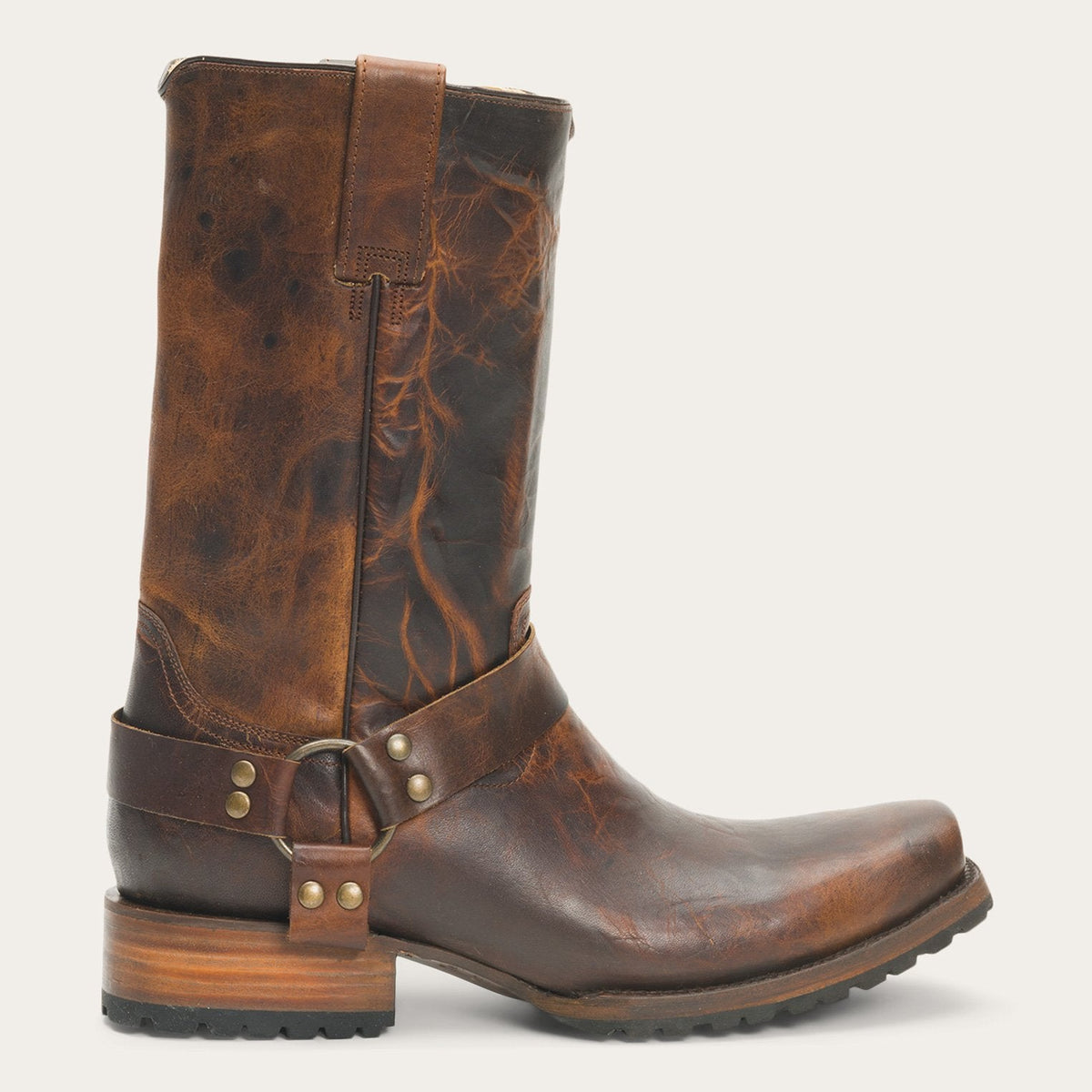Heritage Harness Boots Waxed Brown - Stetson