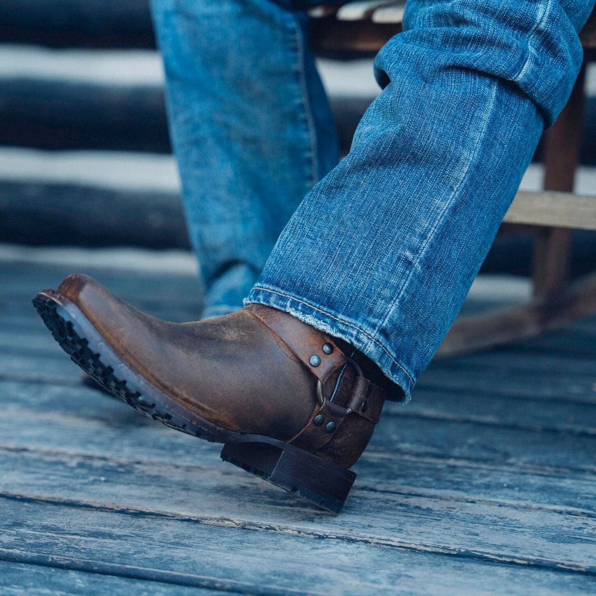 Heritage Harness Boots Oiled Brown - Stetson