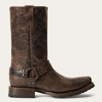 Heritage Harness Boots Waxed Dark Brown - Stetson