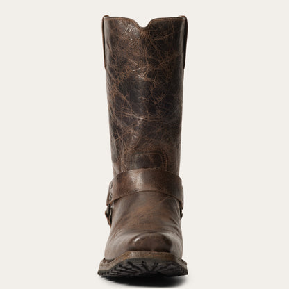 Heritage Harness Boots Waxed Dark Brown - Stetson