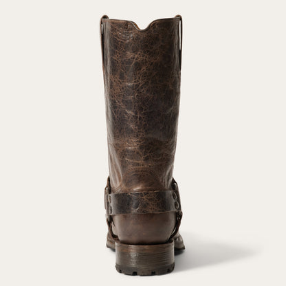 Heritage Harness Boots Waxed Dark Brown - Stetson