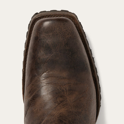 Heritage Harness Boots Waxed Dark Brown - Stetson