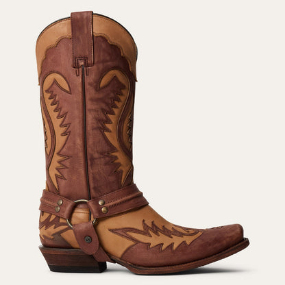 Outlaw Harness Boot Tan - Stetson