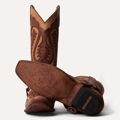 Outlaw Harness Boot Tan - Stetson