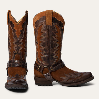 Outlaw Wings Biker Boot Tan - Stetson