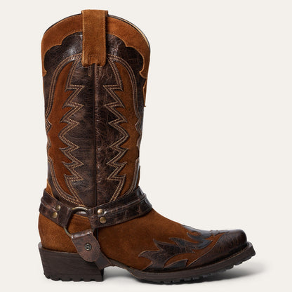Outlaw Wings Biker Boot Tan - Stetson
