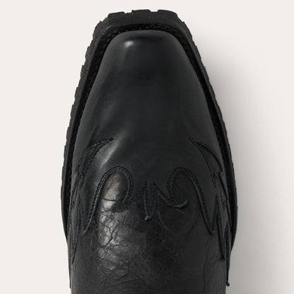 Outlaw Biker Harness Boot Black - Stetson