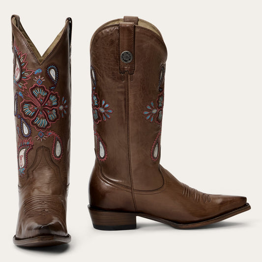 Tommy Bahama x Stetson Cowboy Boot Brown - Stetson